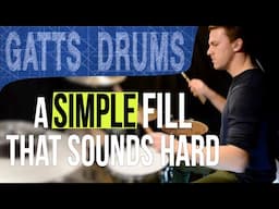 The Triplet Crossover: A Simple Drum Fill That Sounds Hard!