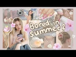 30 things to do in summer *alone* ⋆˚🐚🫧𖦹⋆