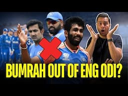 Bumrah Out Of England ODI Series 😱 #aakashvani