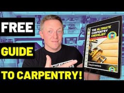 This is the ULTIMATE CARPENTRY CHECKLIST...and it's FREE!