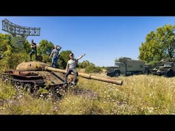 Abandoned Air Base filled with Soviet Tanks and other Military Equipment