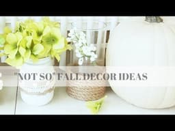 Diy Fall Decor 2017 Dollar Tree Ideas | Fall Decorating Ideas under $10