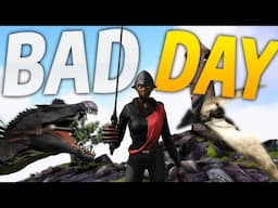 My Hardest Day Ever on Ark Survival Evolved - Ark PvP