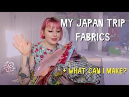 Working with fabrics I bought from my Japan trip! + realising I need to go back