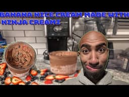 Banana Nice Cream Made With Ninja Creami!