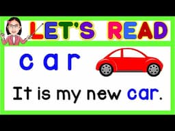 PRACTICE AND LEARN TO READ | CVC WORDS | SENTENCES | READING TUTORIAL FOR KIDS | TEACHER AYA