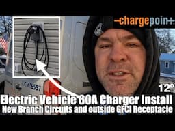 How To Wire A Chargepoint EV (electric vehicle) Charger #electricvehicle #chargepoint