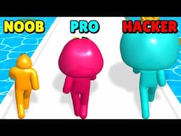 NOOB vs PRO vs HACKER in Slime Head Run!