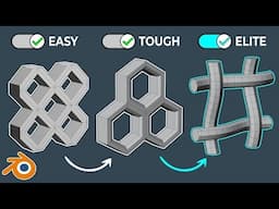 How To Make ANY Hard Surface Pattern in Blender