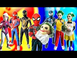 SUPERHERO's Story || KID SPIDER MAN & Spider-man Rescue JOKER – Epic Showdown! ( Action )