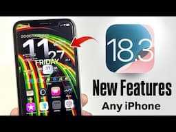 iOS 18.3 New Amazing HomeScreen Features- Enable Now on any iPhone