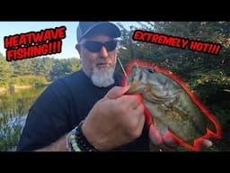 BASS Fishing During A HEATWAVE!!! (Can We BEAT The HEAT?!?!?)