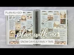 PLAN WITH ME | snow days & family time 🩵❄️🤍 | jan. 6-12 | #makselifeplanner