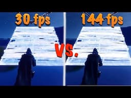 Trying out 30 FPS vs. 144 FPS