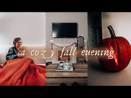 a VERY cozy *yet healthy* fall night routine | peaceful & relaxing 🍂🕯☕️