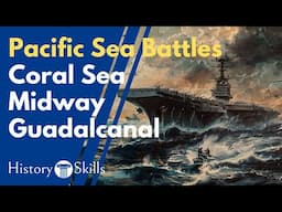 The 3 Pacific sea battles that turned the tide of WWII | Coral Sea, Midway, and Guadalcanal