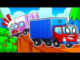 DANGEROUS TRUCK DRIVING On MOUNTAIN ROADS in Roblox!