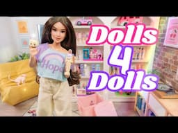 Dolls Who Collect Dolls | DIY Bookcase  | Mini BarbieLand Collection Display | New Codes