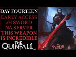 The Quinfall MMORPG ► Early Access Day Fourteen | I'm In Love With Greatsword (Q&A, Grinding Exp)