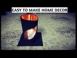 DIY HOME DECORATION EASY/DIY LAMPSHADE/simplified home diy