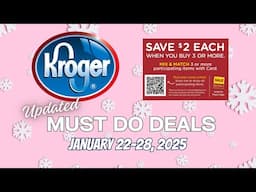 *SWEET!* Kroger UPDATED Must Do Deals for 1/22-1/28 | MEGA SALE, Beauty Event, & MORE!