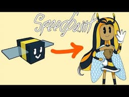 Bee Swarm Simulator: Humanoid Basic Bee - Speed Paint - Fan Design