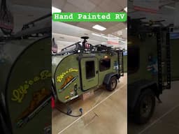 Hand Painted RV for a Great Cause #rvlife #campfire #rvlifestyle #wanderingwknds #rv #beatcancer