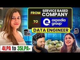 4 LPA to 35+ LPA Data Engineer | Service Based To TOP Product Company | No JOB From College