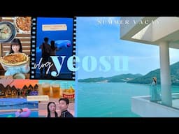 [ 𝐕𝐋𝐎𝐆 𝐞𝐩.𝟒𝟖 ] Indonesia-Korea Couple Summer Vacation in Yeosu,  Korea VLOG🇰🇷 #여수여행 🛳🏝