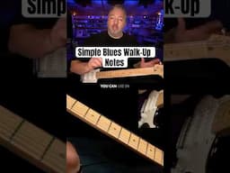 Simple Blues Walk-Up Notes #bluesguitar #guitarlesson