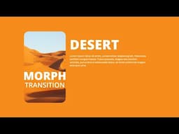 Morph Transition Effect in PowerPoint