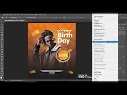 Birthday Flyer Design Series | Photoshop Tutorial