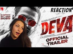 DEVA - Official Trailer Reaction | Shahid Kapoor | Pooja Hegde | Rosshan Andrewss