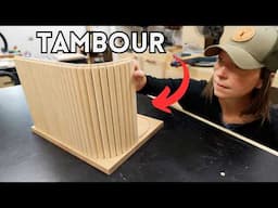 It's actually not so hard. Tambour Door Cabinet