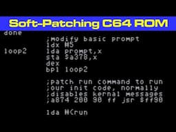 Soft-Patching C64 ROMs for Benchmark BASIC: 6510 Assembly Code Walkthrough