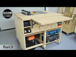 DIY Mobile Table Saw Workbench (Dewalt 7491) | Part 3