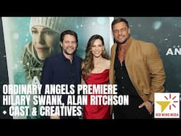 "Ordinary Angels" stars Alan Ritchson, Hillary Swank + cast/creatives at the Premiere Red Carpet