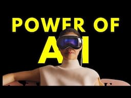 The Power of AI via Apple Vision Pro | Future of AI