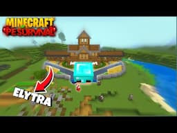 finally I got elytra in mcpe 1.21 🔥 || mcpe survival series 1.21