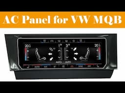 7"LCD Air Condition Panel with Climate Voice Control for VW Volkswagen Golf 7, Jetta, Tiguan, Passat