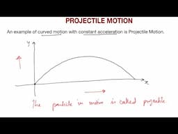 PROJECTILE MOTION Complete Detailed lecture