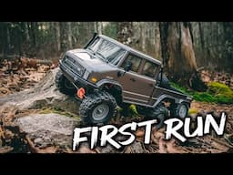 Axial SCX10 II 6x6: Stock First Woods Run