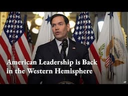 American Leadership is Back in the Western Hemisphere