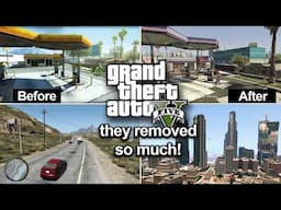 How GTA V Looked in BETA & ALPHA Development (it was better?)