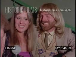 MUSICIAN MICHAEL MARTIN MURPHEY, FASHION MODEL AND GIRLFRIEND MARY MACIUKAS INTERVIEW NYC CLUB 1979