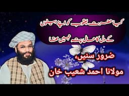 Molana Ahmad Shoaib Khan Sahib New Bayan 2024 | Emotional bayan Hazrat Yousuf ale islam Urdu Bayan