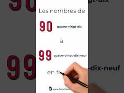 Difficult numbers in French