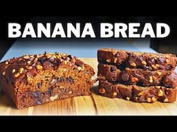 Easy BANANA BREAD Recipe » A Healthier Way to Make Delicious Banana Bread