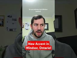 The Windsor, Ontario Accent! #Accents #Canada #Languages #Linguistics