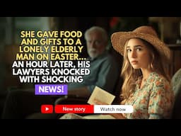 She Gave Food And Gifts To A Lonely Elderly Man On Easter… An Hour Later, His Lawyers Knocked...